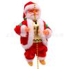 Decoração de Natal Escada Vermelha Papai Noel Elétrico Boneco Paraquedista Contas Escaláveis Fábrica de Bonecas Presente de Natal Infantil