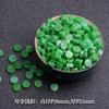 Atacado contas de ábaco verde seco fivela de segurança pulseira fio de orelha acessórios contas de jade peças semi-acabadas