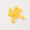 12mm Coloridas Acrílicas Agujero Grande Cuadradas Letras Cuentas Sueltas Accesorios para Joyería DIY Pulsera Cuadrada Espaciadora Accesorios para Pulsera