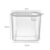 Acuario para Peces Sala de Estar Acuario Casero de Plástico Transparente Tanque para Pez Betta Micro Paisajismo Acuario Ecológico Paisajismo de Mesa Tanque para Tortugas