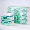 Papel Elfo Paquete Suave Papel de Seda 8 Paquetes de Pulpa de Madera Original Suave Espesado de 4 Capas Tejido Facial Húmedo y Seco Exportado del Mismo Estilo