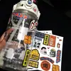 Etiqueta de Cristal por Transferência UV Logotipo de Marca Metálico Filme Destacável Deixando Palavras Etiqueta Autoadesiva Hot Stamping Adesivo de Cristal Dividido