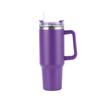 Taza de Coche Personalizada de 40 Manijas Acero Inoxidable 304 Taza de Hielo para Mantener Frío de Coche Gran Capacidad Portátil para Exteriores Taza con Popote
