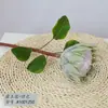 Tecido de Seda Artificial Novo Estilo, Flores Decorativas para Casa Estilo Chinês e Europeu com Cores Vibrantes, Gama Completa de Cores, Flores Grandes de Veludo