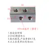 Conector de Fileira de Alumínio de Quatro Furos M4/M3 Peça de Conexão de Ponte de Junta Móvel Adaptador de Tira Retangular de Alumínio Bloco de Fixação de Elo Fábrica 1