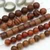 Sandália de Contas de Madeira Estilo Chinês Madeira de Sândalo Madeira Asa de Frango Contas Redondas Contas de Madeira Contas Cilindricas Contas Soltas Material para Pulseira Colar Joias DIY