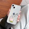 Spongebob Pie Star Adequado para Capa de Celular Iphone15Promax Apple 113/14 Capa Mole Transparente de Desenho Animado