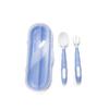 Colher de Silicone para Bebê, Colher de Silicone para Crianças, Colher para Suplemento Alimentar para Mãe e Bebê, Suplemento Alimentar de Purê para Bebê Personalizado, Colher e Garfo para Treino de Alimentação