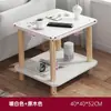Mesa Lateral, Sofá, Mesa de Café Pequeña Simple, Mesita de Noche, Estante de Almacenamiento, Mesa de Esquina Simple para el Hogar, Mesa Pequeña, Mesa Cuadrada Mini de Dormitorio
