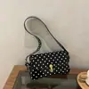 Bolso de Hombro Cruzado de Lunares de Nicho para Mujer 2026 Nuevo Bolso de Mano para Viajes Bolso Boston Bolso Tote Pequeño Bolso Almohada
