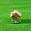 Nuevos Productos Transfronterizos: Casa en Tocón de Árbol para Micro-Paisajismo, Silla de Madera, Piezas de Ladrillo, Accesorios de Decoración DIY para Paisajismo de Jardín, Mini Adornos
