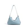 2025 Nova Bolsa de Axila Tecida Bolsa Transversal de Ombro em Couro Genuíno Bolsa Feminina Portátil da Moda de Grande Capacidade Senso de Moda Sofisticado