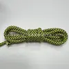 Corda Paracord Poliéster Redonda Sarja Colorida Preta 5mm Cordão para Bolsa DIY Corda de Moletom Calça Corda de Mala
