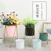 Soporte para Flores Hierro de Lujo Ligero de Pie con Soporte Exhibición de Flores Universal Sala de Estar Soporte para Flores Interior Hogar