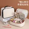 Bolsa de cosméticos de gran capacidad, bolsa de aseo portátil de alta gama, joyero, bolsa de almacenamiento de cosméticos de viaje, bolsa de cosméticos