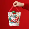Navidad Nuevo Creativo Bolsita de Terciopelo de Manzana Portátil Bolsa de Regalo de Navidad Caja de Regalo de Manzana Nochebuena Regalos de Navidad