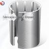 Tubo de peneira de enrolamento de rolo reverso em forma de cunha Elemento de filtro de malha em forma de T Filtro Johnson Filtro de esgoto industrial Tubo de filtro
