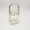 Estante Metálico para Esponjas de Polvo con Cojín de Aire Estante de Almacenamiento para Huevos de Maquillaje de Belleza Estante para Esponjas de Polvo Huevo de Polvo Estante de Exhibición de Cristal Antiguo Mineral