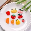 Naranja Cereza Fruta Artificial Resina Accesorios Hebilla de Zapato Material para Joyería DIY Lindo Adorno para la Cabeza de Niños Juguete de Comida Parche