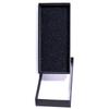 Exquisita Caja Rectangular para Relojes Caja de Joyería Negra Caja de Regalo Joyería de Boutique Caja de Papel para Relojes
