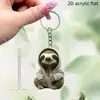Chaveiro Acrílico Impresso Plano 2D Transfronteiriço Pingente de Desenho Animado Decoração de Mochila Pingente Pequeno