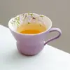 Taza de Té Glicinia de Primavera Hecha en Fábrica, Juego de Té Cerámico para el Hogar, Taza Especial de Maestro, Taza de Cata de Té para Damas, Taza Individual