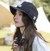 Sombrero de pescador con cordón ajustable y protector solar japonés para hombre y mujer, transpirable, para exteriores, camping, senderismo, sol, vaquero, de moda, para primavera y verano