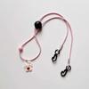 Nuevo cordón de nylon de gatito rosa de dibujos animados creativos, cadena para máscara, cadena para gafas, máscara con transfronterizo