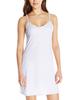 Vestido Nuevo de Color Sólido con Tirantes y Cuello en V Ajustado Blanco Negro Albaricoque Poliéster Fresco y Dulce