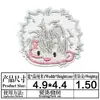 Alta calidad Ghost Blade Personaje de dibujos animados japonés Bordado de personaje de dibujos animados Pegatinas de tela para ropa Parche caliente de AliExpress