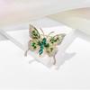 Moda nacional esmalte borboleta broche de luxo feminino temperamento alfinete de alto sentido moda all-match corsage terno jaqueta acessórios