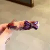 Pinza para el pelo de lana suave de otoño e invierno coreana con lazo dulce, pinza lateral para arreglar el flequillo delantero, accesorio para el pelo tipo pinza de pato para mujer