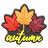 Clip para bolígrafo de PVC de pavo de dibujos animados del Día de Acción de Gracias transfronterizo, clip decorativo DIY para lápiz de hoja de arce de otoño, piña, pajilla