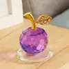 Moderna simples transparente cristal Maçã carro viagem decoração estudante presente ponto turístico ponto turístico Véspera de Natal casal