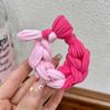 Dopamina Cuerda Trenzada para la Cabeza Banda Elástica para el Cabello de Cola de Caballo para Niñas Accesorios para el Cabello de Nuevo Estilo Anillo para el Cabello con Lazo Grueso de Alta Elasticidad