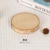 Virutas de Madera Personalizadas Virutas de Madera Materiales de Pintura a Mano DIY Decoración de Jardín de Infancia Hecha a Mano Madera de Pino Anillo Anual Virutas de Madera Redondas Transfronterizo