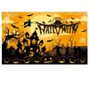 Tela de Fondo para Halloween Juego Completo Decoración Pareados Bandera de Jardín Personalizada Fiesta del Día de Muertos Pancarta Larga Jardín