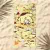 Toalla de Playa Sanrio Patrón de Dibujos Animados para Niños Gato Kitty Estampado Toalla de Baño Microfibra Secado Rápido para la Playa Toalla de Natación