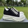 Tenis de suela gruesa para hombre de primavera y verano 2023, zapatos de moda, europeos y americanos, transpirables, de corte bajo, con cordones, casuales, versátiles, para aumentar la altura, zapatos de lona para hombre