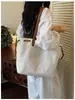 Bolsa Tote de Ombro Único Feminina Grande Capacidade Moda para o Dia a Dia Feminina Simples 2026 Nova Bolsa de Lona para Axila Venda por Atacado Transfronteiriça