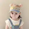 Chapéus de Bebê, Chapéus de Sol Finos Respiráveis de Proteção Solar de Verão para Crianças, Bonés de Beisebol para Crianças, Chapéus com Aba para Meninas, Chapéus de Sol de Tela para Meninos