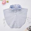 Outono e inverno novo estilo coreano gola combinada gola decorativa multifunções colocação suéter gola em V cardigan camisa gola falsa
