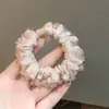2026 Nueva Moda Lujo Ligero Sencillo Satín Cristal Goma para el Cabello Banda Elástica Diseño de Nicho Accesorio para el Cabello Versátil Diario