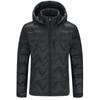 Nueva Chaqueta de Plumas para Hombres y Mujeres, Cálida y Cortavientos de Invierno, Ligera de Grafeno con Capucha, Abrigo Superior para Exteriores con 90% de plumón de pato blanco