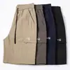 Shorts de Trabajo Holgados de Pierna Ancha de Seda Helada para Hombre, Delgados Rectos de Secado Rápido, Nuevo Estilo 2026, Shorts Casuales Deportivos de Longitud Media