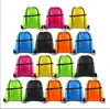 Bolsa de Hombro Doble de Poliéster con Cierre de Cordón Bolsillo Personalizado de Malla de Nylon Bolsa con Cierre de Cordón de Tela Oxford Bolsa de Carrera Mochila con Cierre de Cordón para Maratón