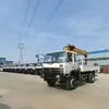 Grúa Recta Hidráulica Telescópica Montada en Camión Placa Azul VI Nacional Cheng Elevación Izaje Transporte de Materiales de Construcción Grúa Multifuncional Montada en Camión