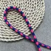 Corda trançada personalizada de 8mm 150cm corda única 97 cores em estoque Corda de poliéster para DIY feita à mão Cordão anti-perda resistente ao desgaste
