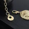 Nueva Cadena de Cintura Geométrica Tallada Retro para Mujer, Transfronteriza de Metal Elegante Versátil Estilo Occidental Clásico, Directo del Fabricante