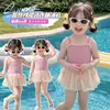 Trajes de baño para niñas, Trajes de baño elegantes de secado rápido, Lindos trajes de baño de princesa para bebés, para niños pequeños, medianos y grandes, bebés y niñas
